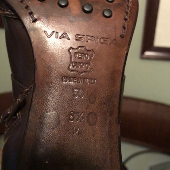 Via Spiga dark brown leather boots - Picture 3 of 8